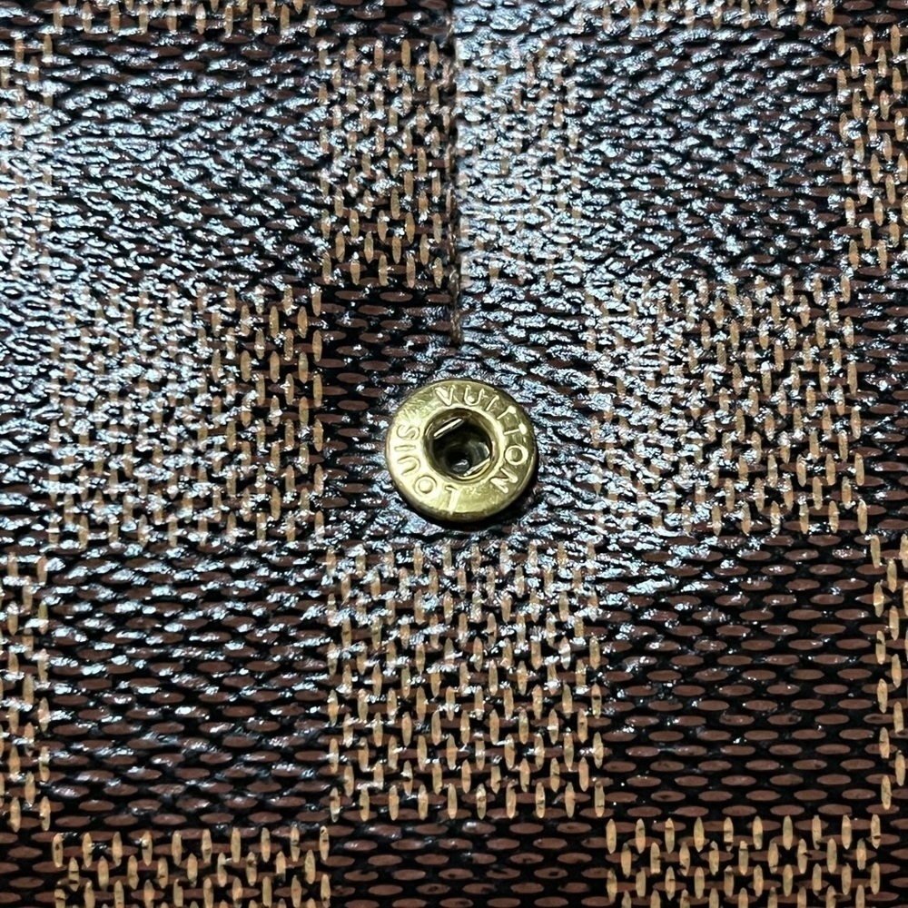 Louis Vuitton Envelope Wallet Long Portefeiulle Sarah Brown Damier - Picture 10 of 14